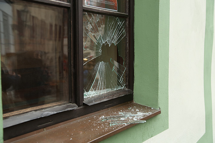 A2B Glass are able to board up broken windows while they are being repaired in Dawley.